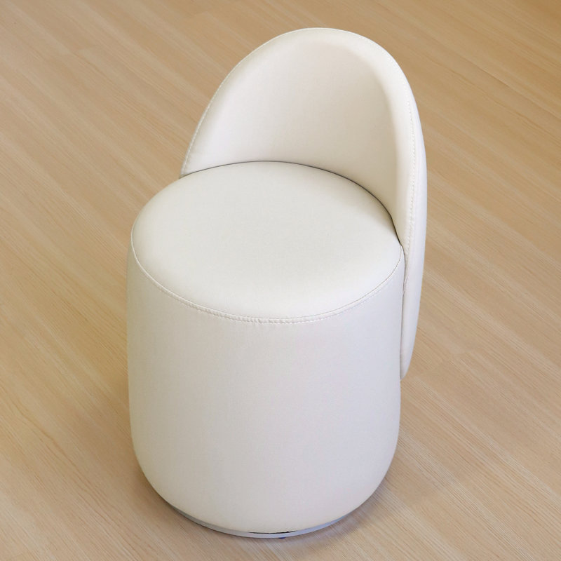1Pc, Bedroom Dressing Stool, Rotating Stool, Light Luxury Dressing Stool, Home Dressing Chair, Modern Backrest Dressing Table Stool