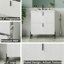 Meuble-lavabo 30 po avec lavabo en céramique-802845022