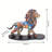 Home Decor Mosaic Lion Sculpture – Multicolor Metal