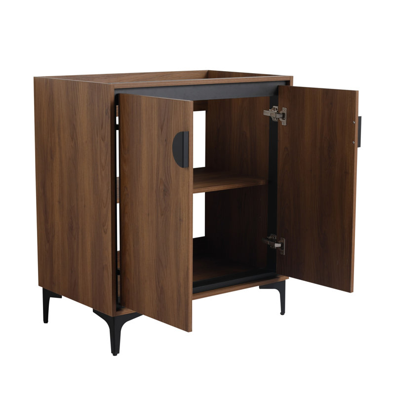 Structure en bois d'ingénierie de meuble-lavabo de salle de bain (armoire seulement)