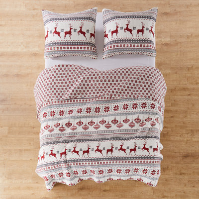Silent Night Full/Queen Quilt Set