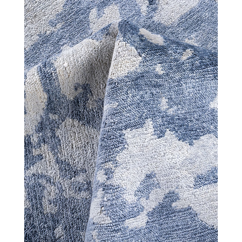 Overdyed One-of-a-Kind 9' 2" X 12' 2" Hand Knotted Area Rug