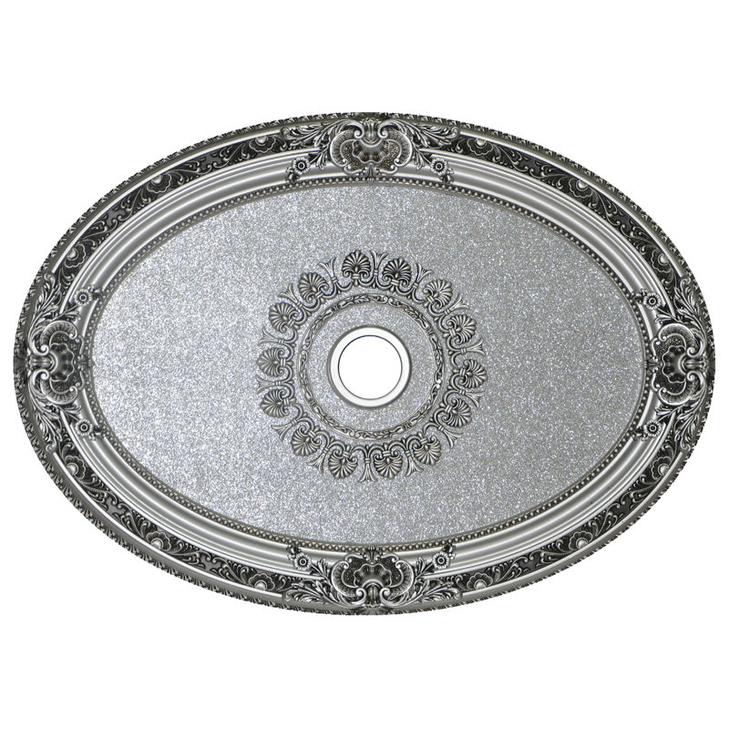 Médaillon de plafond ovale