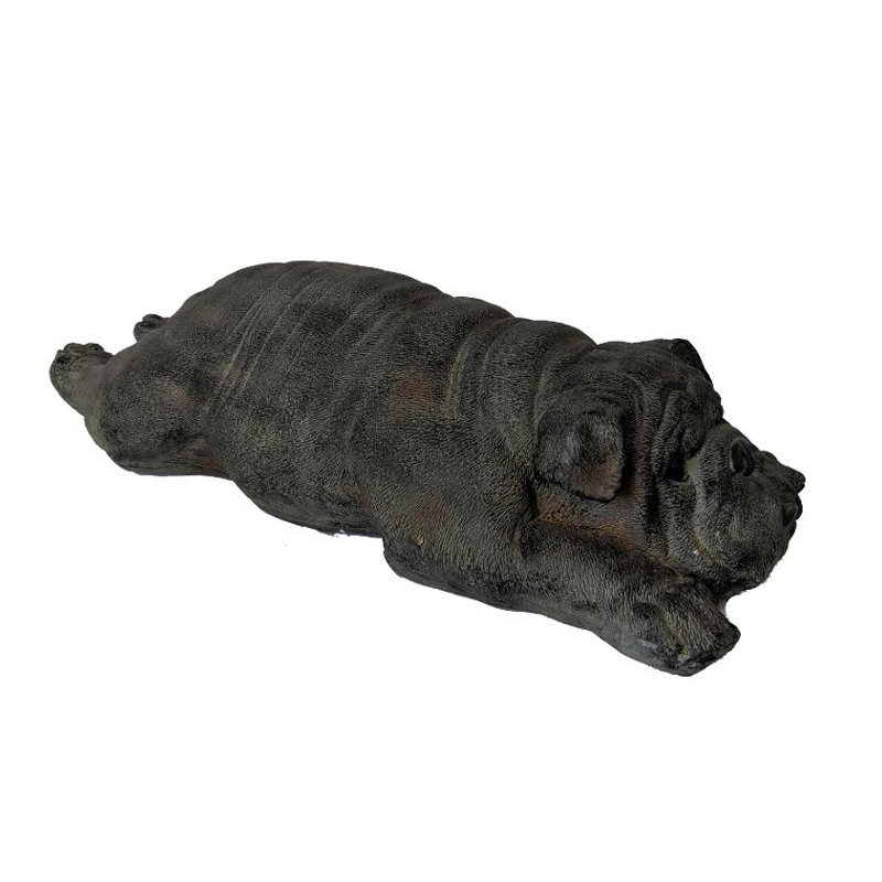 Statue d'extérieur 24 po Jianna Sleepy Bulldog