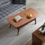 Table basse en noyer massif, bureau / table basse à double usage, avec tablette de rangement, facile à assembler-479723351