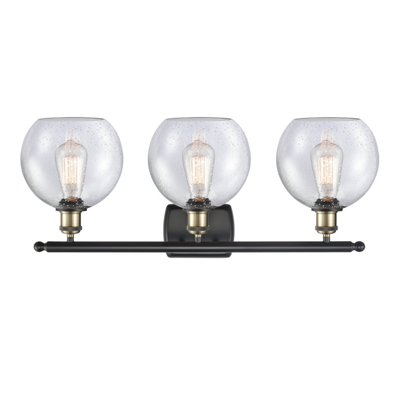 Cindi 3 - Light Vanity Light, Incandescent, Black Antique Brass