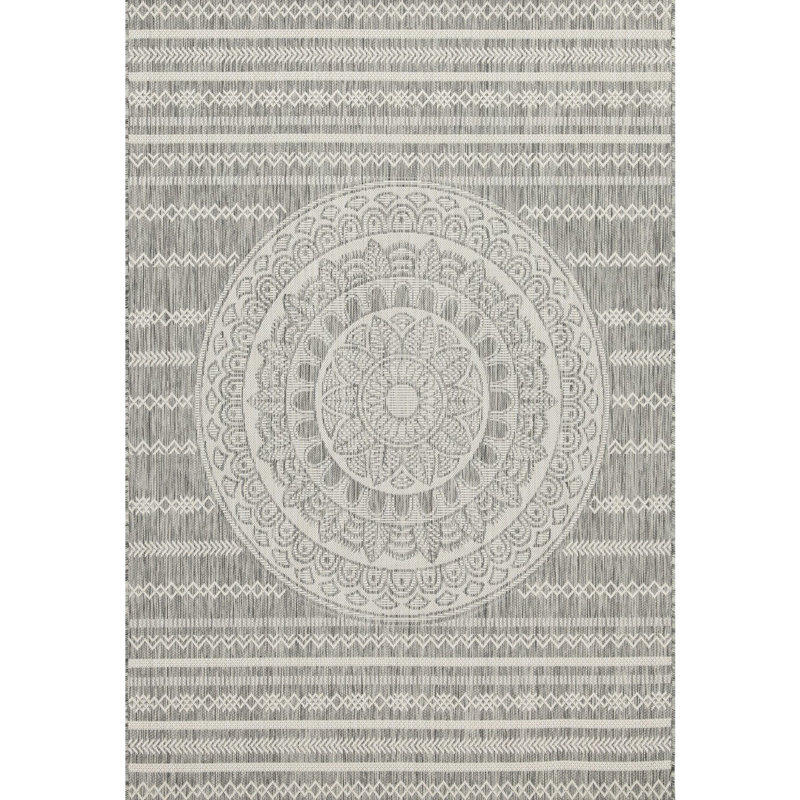 2 Ft. 7 In. X 3 Sunshine Gchar2018 Silver Area Rug - Polypropylene, Stain-, For Indoor/outdoor Use, & Pet Congenial In., Stain , , Accommodating