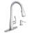 Moen Essie Pull-Down Kitchen Faucet with Power Clean Technology and Soap Dispenser-86671347