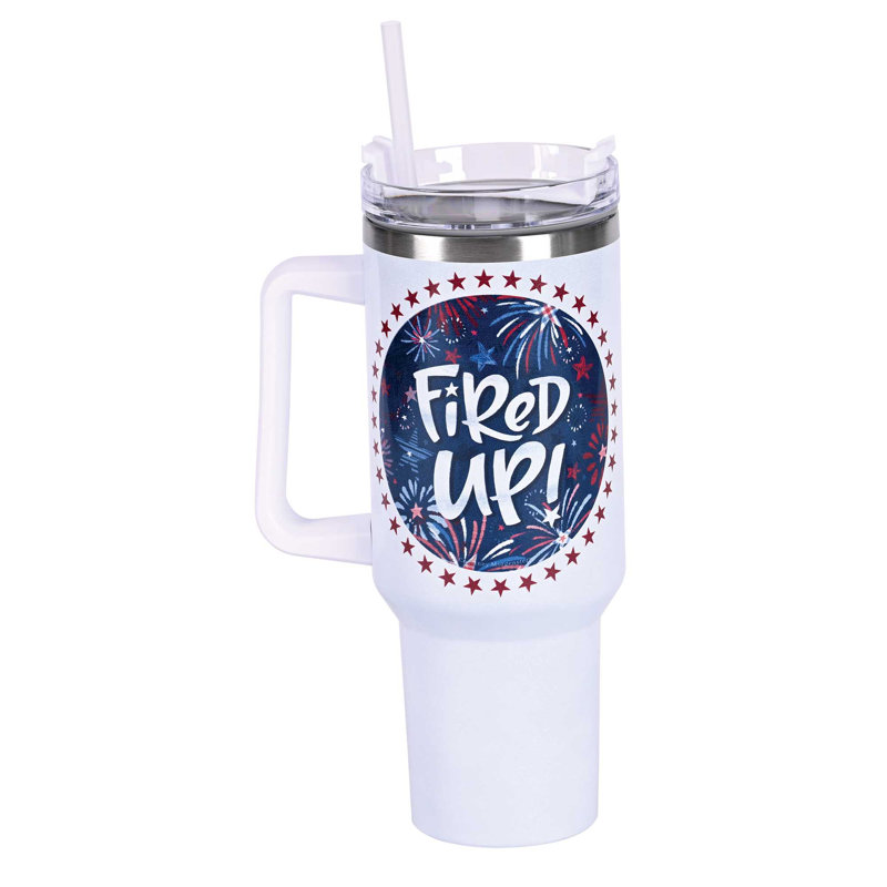 Tumbler Fired Up! 40 Oz