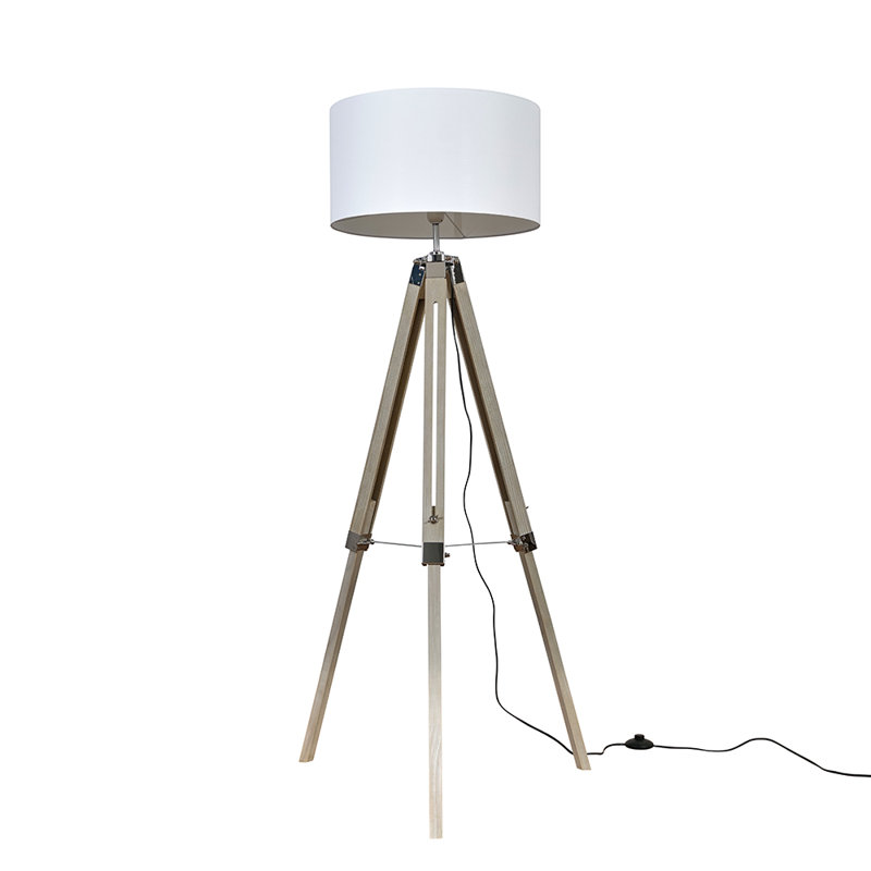 Wemple 143cm Tripod Floor Lamp, White