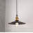 Industrial Style Matte Black Pendant Light Fixture