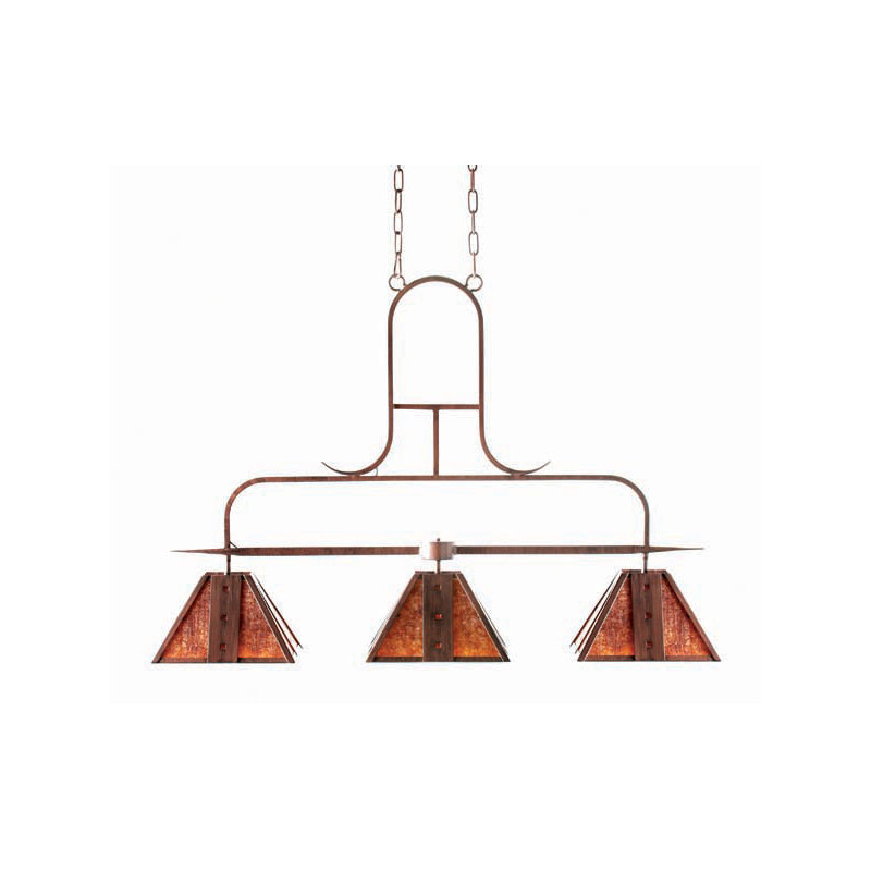 Hanford 3 - Light Pendant, Pompeii Gold Premium, Tea Stained