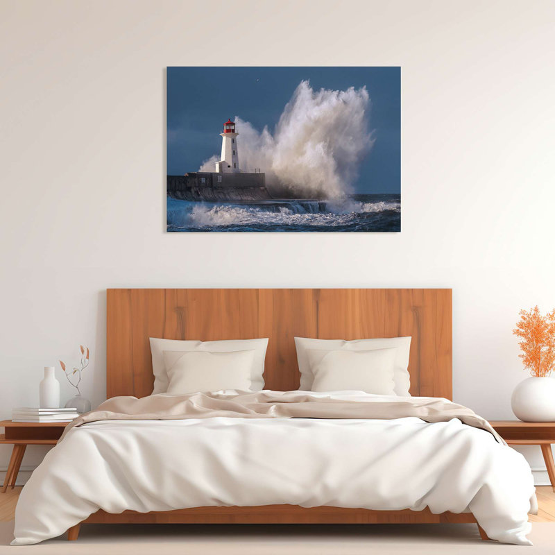 Pangea Images - Wrapped Canvas Print, 70cm H x 100cm W, Blue/White