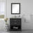 30.5" Single Bathroom Vanity With Cultured Marble Top