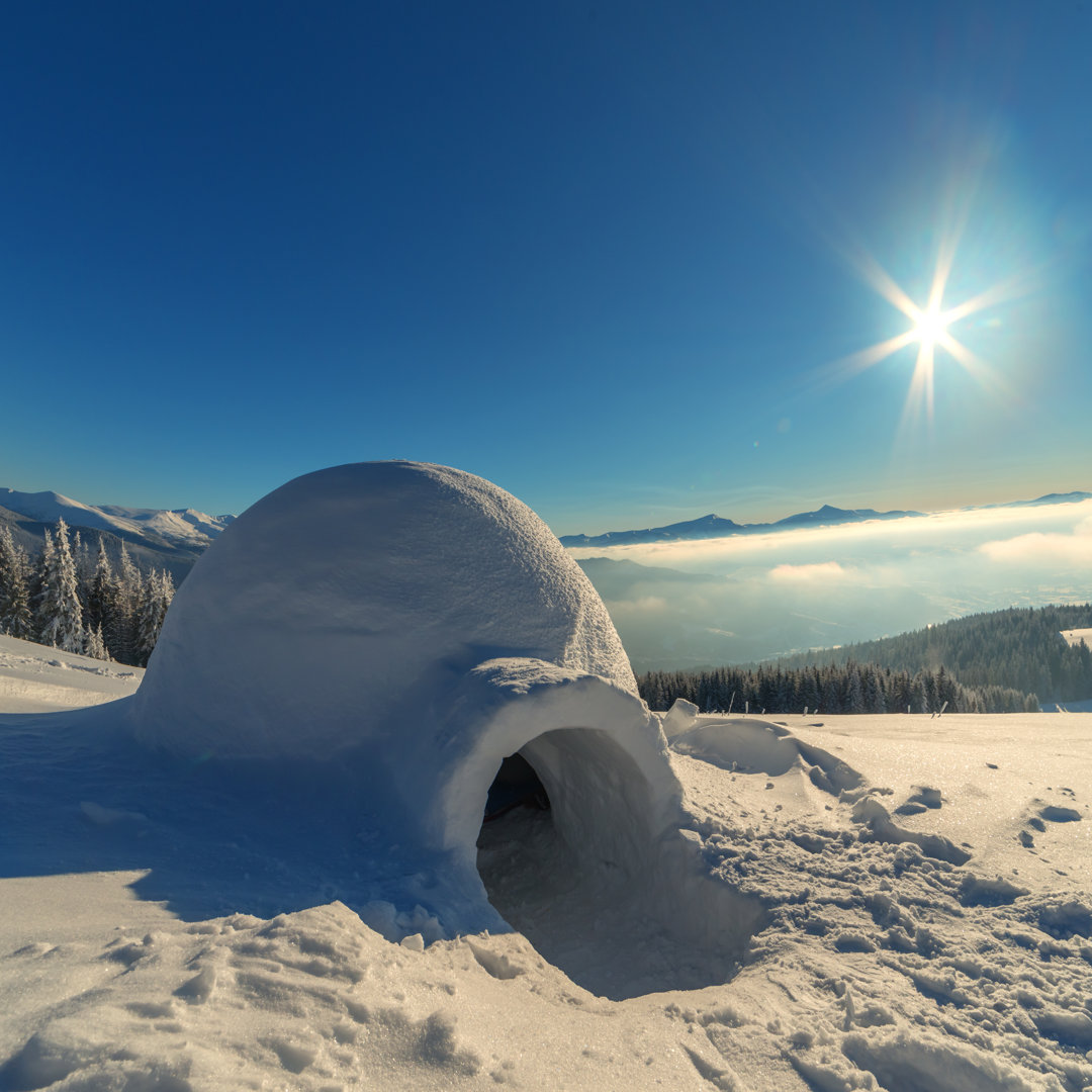 Bowyer Iglu in den Bergen von Smitt - Kunstdrucke auf Leinwand