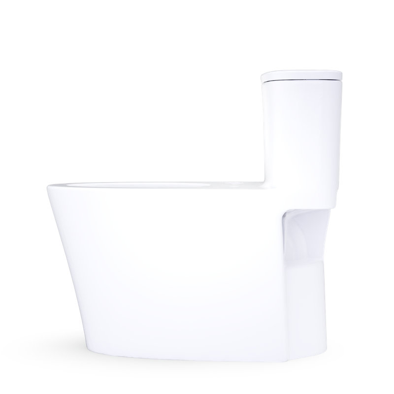 TOTO Aurora One-Piece Elongated 1.28 GPF WASHLET+ and Auto Flush Ready Universal Height Toilet with CEFIONTECT, Cotton White - CST686CEFGAT40#01