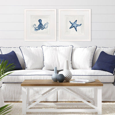«Indigo Sealife I», art encadré