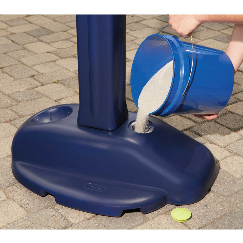 Little Tikes Adjustable Blue and Green Basketball Set