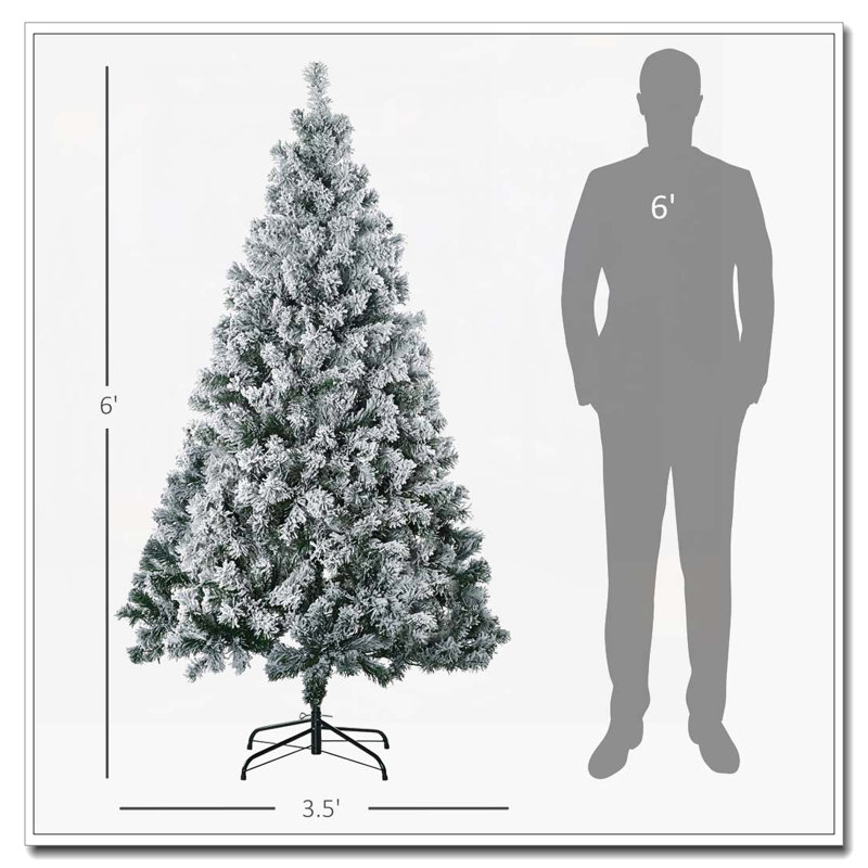 Arbre de Noël artificiel haut 6 pi