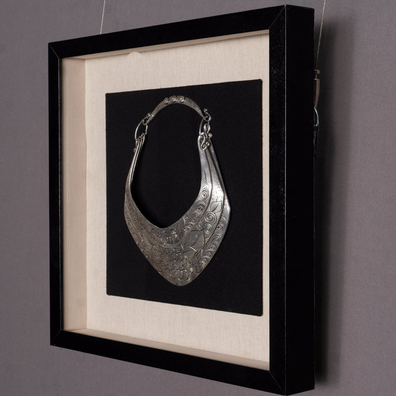 Handmade Tribal Necklaces Shadow Box Wall Décor