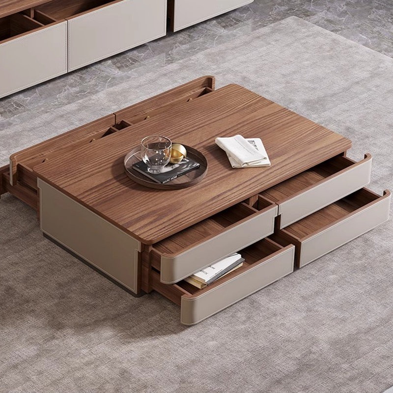 Meuble télé et table basse Modern, Gris clair