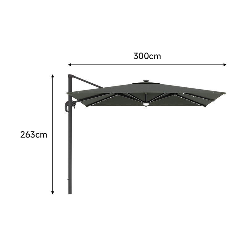 296.5cm Balcony Parasol