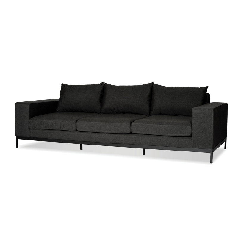 Canapé à accoudoirs carrés Sunbrella® de 101 po avec coussins réversibles Jericho