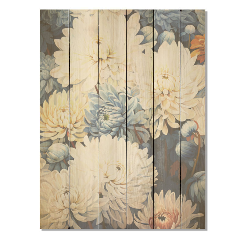 Minimalisme mamans peinture en beige et bleu pâle, H 20 po x l 10 po