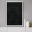 Impression sur toile, motif géométrique noir, vague abstraite, minimaliste, mid-century-119460977-97558766-97558767