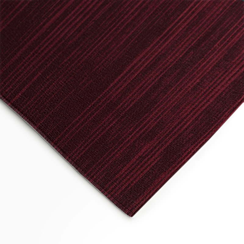 Tapis intérieur / extérieur rouge HorizontalStripes, Rectangulaire 3 pi x 5 pi