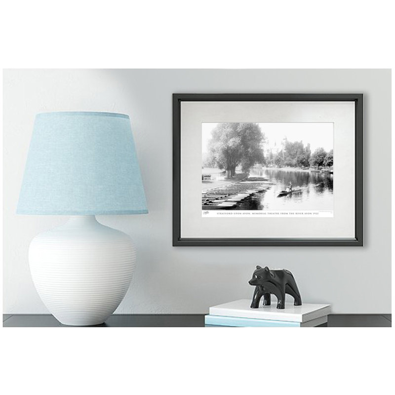 Stratford-upon-Avon, Memorial Theatre From The River Avon 1922 by Francis Frith - Single Picture Frame Print
