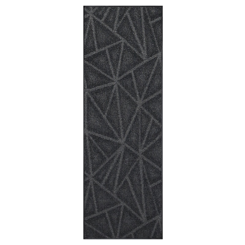 Furnish My Place intérieur / extérieur foncé-raffiné, Tapis de couloir 3 pi x 16 pi