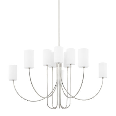 Finchley 10 - Light Shaded Classic Chandelier