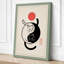 Yin Yang Cats Japandi - Wrapped Canvas-1774919736-1774919687