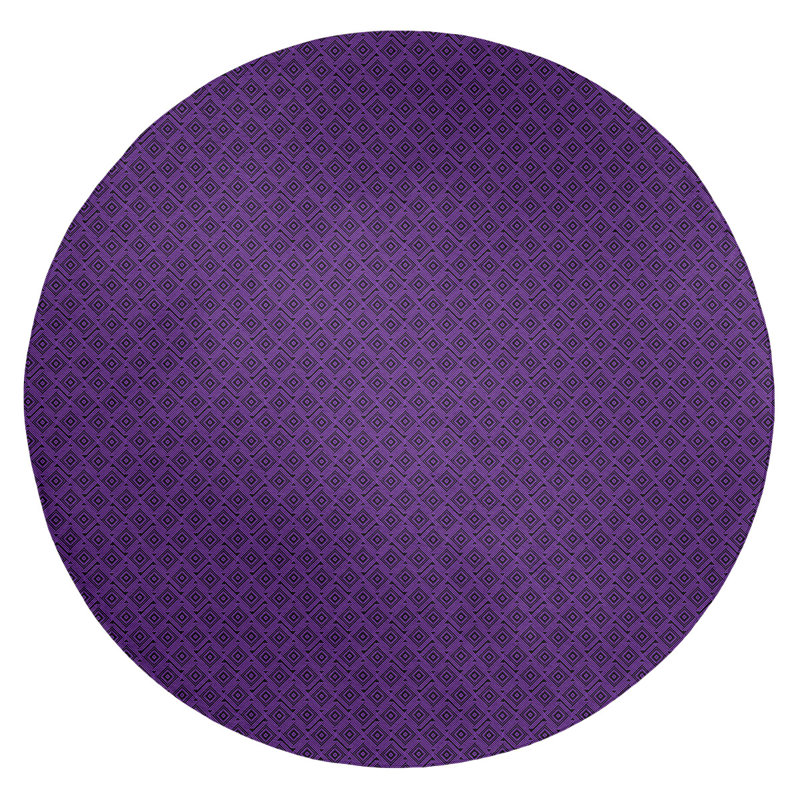 Chenille Indoor Rug, Round 5'
