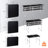 6Ft. Black Rectangular  Patio Folding Table Aluminum-1743419815