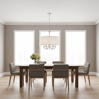 Seville Five Light Shade Chandelier from Generation Lighting 
