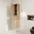 Karavites 12" Single Wall Mounted Required Linen Cabinet with 2 Soft Close Doors-561994586