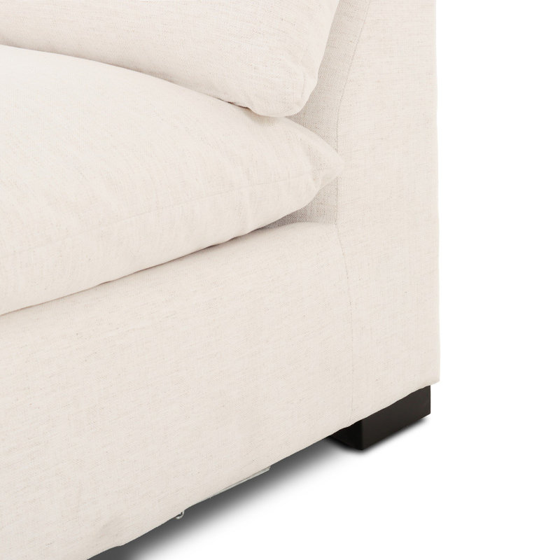 Aadit Armless Sofa, 74" W