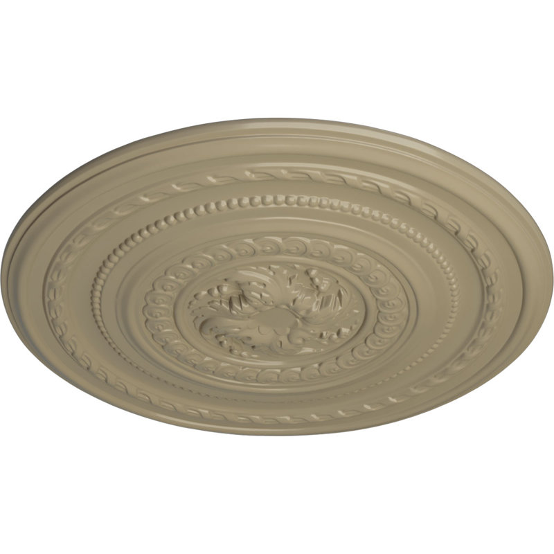 26 médaillon de plafond perle de 26 1/4 po x P 1 1/2 po (convient aux auvents jusqu'à 1 7/8 po), Désert de Gobi