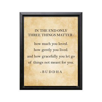 Only Three Things Matter No1