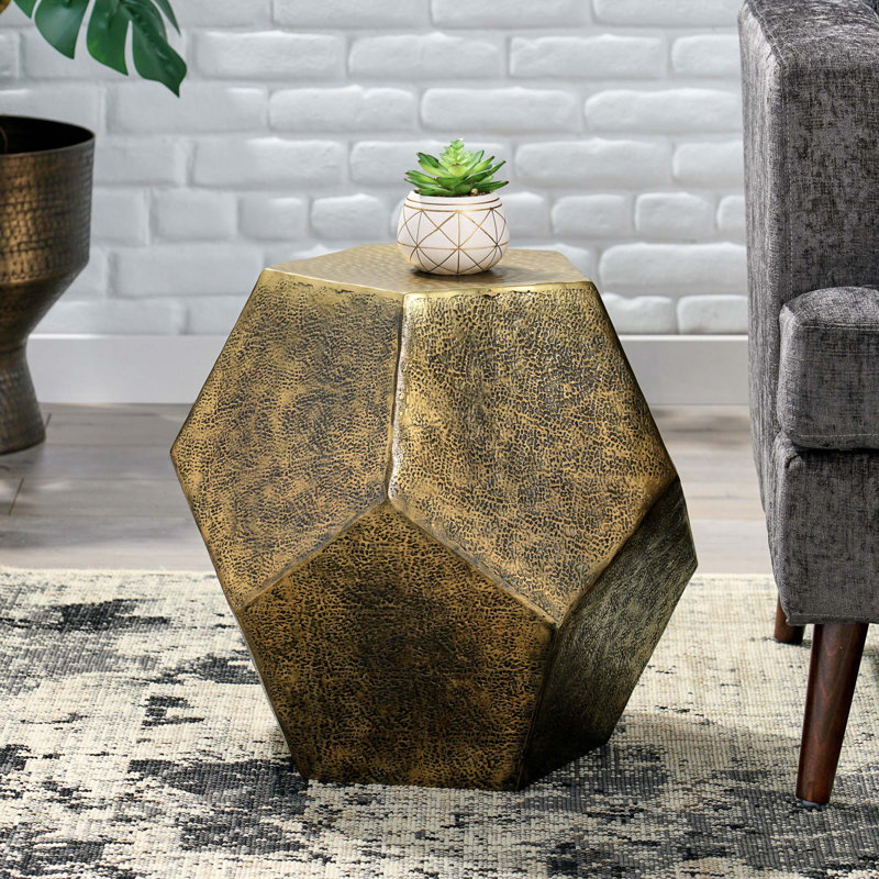 Table hexagonale pour le salon, extérieur