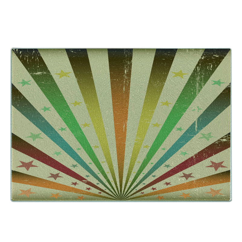 Multicolore planche à découper Ambesonne