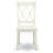 7 Piece Modern Dining Table Set Consist of an Oval Wooden Table with Butterfly Leaf and 6 Kitchen Dining Chairs, Linen White