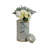 Modern Ceramic Marble Pattern Table Jar with Lid for Home Decor - Decorative Cylindrical Tall Jar for Storage Accent or Shelf Styling - Green-954810461-1071804048