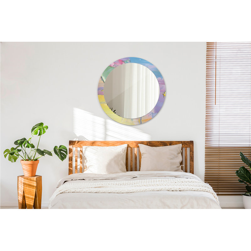 Huldar Glass Flat Wall Mirror