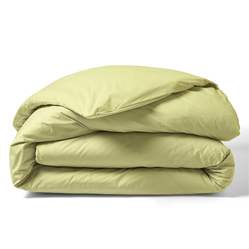 Hazelanne Solid Colour Duvet Cover with Pillowcases, 220 x 240cm Duvet Cover, Light Green