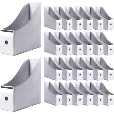 24 Pcs Cardboard Magazine File Holders