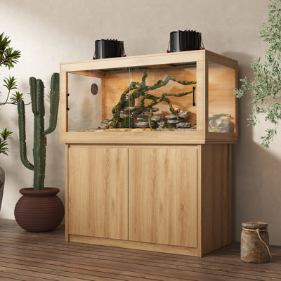 Large Reptile Terrarium With Stand
