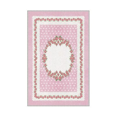 Premium Hall Carpet, 2.6 x 6.6 Feet, 100% Polyester, 650 g/m² | Antibacterial, Non-Slip Underside, 0.3 in Pile Height | Machine Washable, 3D Digital Printing | Durable & Stylish for Any Entryway or Living Room